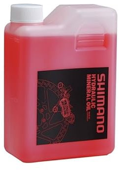 Shimano Spares Disc brake mineral oil 1 litre, Red