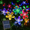 Coquimbo Lichterkette Außen Solar, Solar Blumen Lichterkette Aussen 7M 50 LED Lichterketten Garten Wasserdicht Beleuchtung für Terrasse Hochzeit Party Fest Dekoration