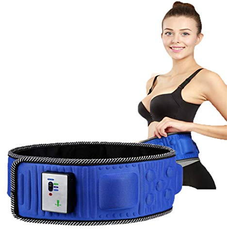 Massage Slimming Machine - Electric Belly Fat Burner Weight Exercise Massage Vibration Slimming Magnet Belt Fat Burning Belt for Men and Women