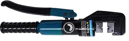 Cric Hydraulique, Outil de sertissa de coupe hydraulique de 10 tonnes, pince à sertir hydraulique, Terminal de cosse de câble, 8 matrices, coupe-câble for acier inoxydable de 4 à 70mm,Presse Hydrauli