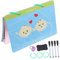 Toyvian 1set Pen Control Training Cards for Toddlers Educational Writing Learning Tool for Fine Motor Skills Development Erasable Fun Activity for Preschool Boy Girl