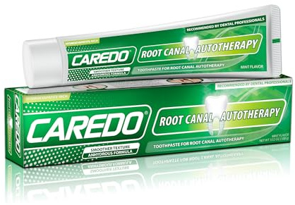 Dentifrice pour soulager et réparer le canal radiculaire, dentifrice réparateur de gencives pour dents sensibles pour adultes, menthe sans fluorure 3,52 oz