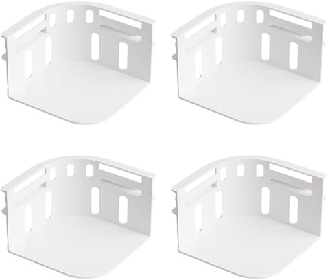 XPEX 4 Pezzi Cinghie per lenzuola, resistenti, ferma materasso, con strisce di bloccaggio, clip di fissaggio per lenzuola, protezioni per materassi e biancheria da letto (bianco)