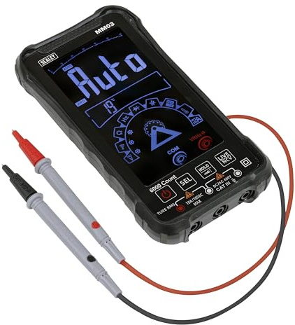 Sealey 10-Function Touchscreen Rechargeable Auto-Ranging Digital Smart Multimeter - MM03