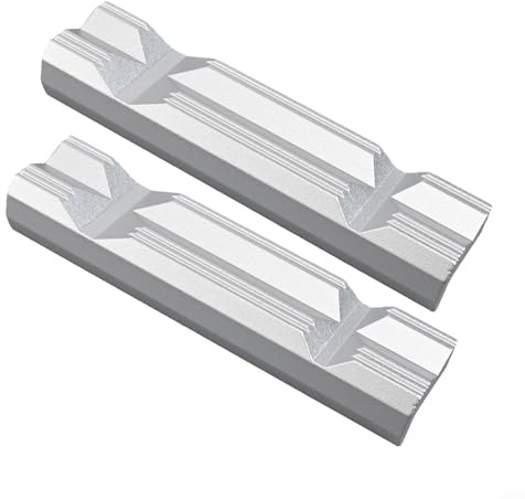 babominimer Almohadillas magnéticas de mordaza para tira de protección de tornillo de banco, fundas protectoras antideslizantes con imanes integrados, hechas de aleación de aluminio, no se dañan para