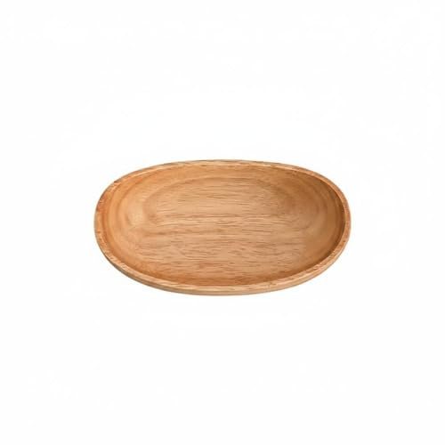 Wzmzjy Bandeja Organizadora de Madera para Recoger Pendientes Relojes Llaves y Objetos Diarios Hecha en Madera Cálida y Duradera Adecuada para de Noche Entrada Escritorio, Pequeño