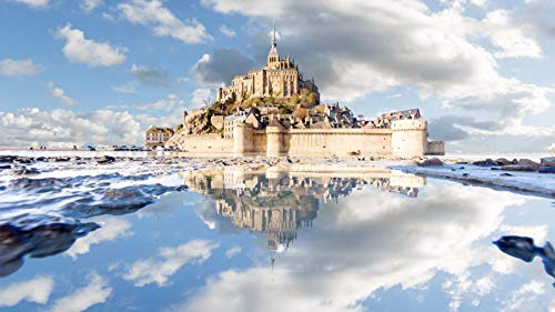Château du Mont Saint Michel Français Peinture par Numéros DIY Unique