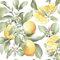 Servietten Sommer mit Zitronenmotiv 20 Stück - Mediterrane Servietten für Geburtstag, Hochzeit, Sommer Deko & Tisch Deko - 33x33cm, 3-lagig