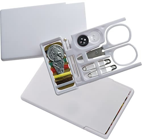 noTrash2003 Praktisches Nähset Reisenähset im handlichen Scheckkartenformat für unterwegs und für Reisen