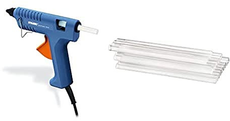 Steinel 333317 Heißklebe-Pistole Gluematic 3002, Förderleistung 16 g/min, Inkl. 3 Klebesticks 11 mm, zum Basteln und Reparieren + 20 x Klebesticks klar