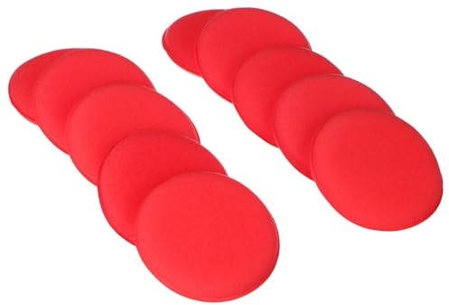 Car Detailing Wax Pad 10 Juegos de Almohadillas de Pulido de Cera para Coche, 10 Unidades, Cuidado Profesional del Coche, Limpieza y Lavado del Coche, Almohadilla aplicadora, para Exterior