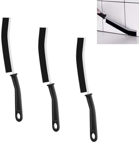 3Pcs Crevice Cleaning Brush,Bathroom Tile Groove Gap Crevice Cleaning Tool for Narrow Corners in Home Kitchen Bathroom and Window Hard Bristle Crevice Cleaning Brush UK
