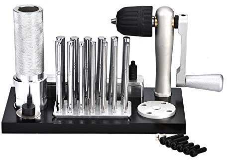 XWXLIJV with 20 Spindles Anti-Rust Ring Jumping Tool Professional Wire Drawing Machine Hand-cranked Anti- DIY for Ring Jewelry Makers