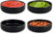 Orixo 4 Pièces Bols à Sauce 8.7x2.5 cm, Rond bols à Saucebols à Sauce, Mini Bols à Sauce Soja, Bol à Trempette, pour Snacks, Sushis, Ketchup et Fruits (Noir)