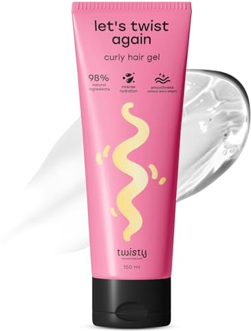 TWISTY Let’s Twist Again Gel Capelli Ricci 150 ml – Gel Ricci Styling 98% Naturale con Aloe e Proteine Vegetali