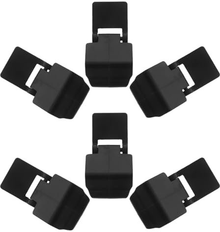 SHINEOFI Lot de 6 Clips de Verrouillage Anti-évasion pour Couvercle D’Aquarium et Terrarium, Matériau Solide, Taille Standard, Accessoires Sécurisés pour Tortues et Reptiles en Terrarium