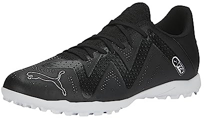 PUMA Men's FUTURE PLAY TURF TRAINING Soccer Shoe, Puma Black-Puma White, 12.5