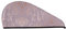 Rose Gold Floral Printed Hair Towel Wrap, Super Absorbent Dry Hair Cap for Women Shower Caps for Gym Salon Bath Shower