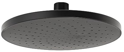 Presion Pressure Boost Range Overhead Shower 200mm diam - Black Matt