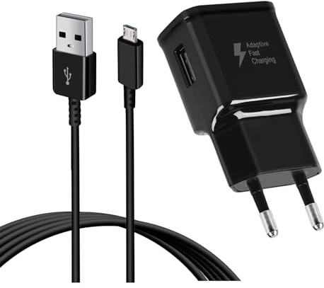 USB-Laddare, Snabbladdare med Mikro-USB-Laddningskabel Snabbladdningskabel för Android-Mobiltelefoner Med Hög Hastighet För Samsung Galaxy S7 S6 S5 S4 J7 J5 Note 5, Huawei, Redmi, Nokia, Kindle