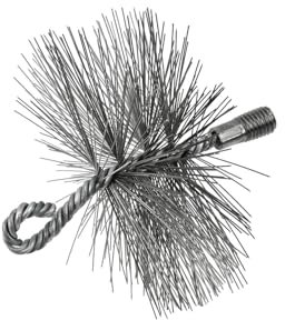 pokm toolsmarket - 1x 130mm Schornsteinbesen Kaminbesen Rußbesen Schornsteinfegerbesen Kaminbürste Ofenrohrbürste, Kaminreiniger Entrußer