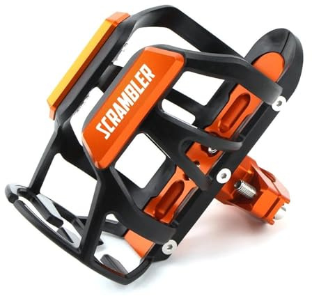MCBXTH Porte-bidon pour Moto pour Ducati Scrambler 1100 800 400(Orange)