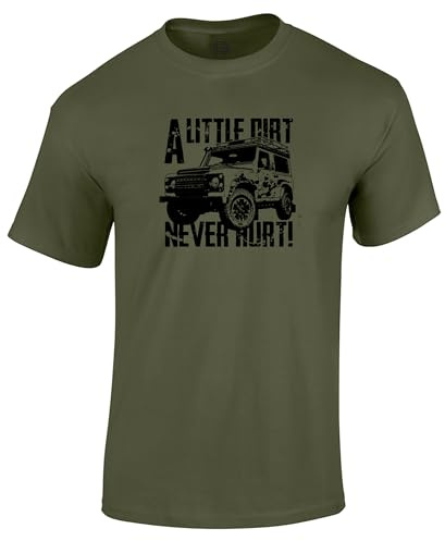 Dead Set Studio 4x4 Off Road Graphic Tee, Novelty 4WD T Shirt for Men, Off Roading Gifts, Mechanic Gifts, Car Themed Apparel