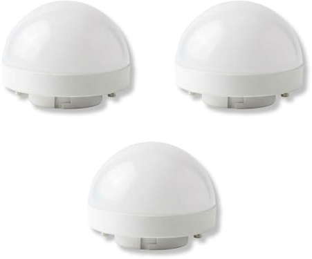 Area illumina – Kit 3 Lampadine LED GX53 11W a Cupola 74x54mm, 360°, 3000K Luce Calda / 4000K Luce Naturale, 1059–1154 lm, CRI 84, Casa e Ufficio (Calda 3000K)