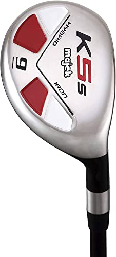 Majek Golf Senior Lady #9 Hybrid Lady Flex Rechtshänder New Rescue Utility L Flex Club mit Tacki-Mac Arthritic Grip