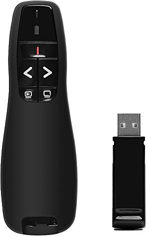 Famtasme Presentador USB inalámbrico RLP400 2.4G puntero PPT inalámbrico PowerPoint Clicker Control remoto