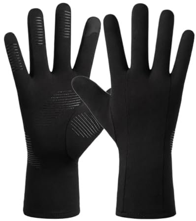 INIULLUV Kletterhandschuhe 1 Paar Sporthandschuhe, warm, for den Winter, alle Finger, Winddicht, wasserdicht, for Klettern, Reiten, Handschuhe for Damen und Herren Für Abseilen, Bergsteigen(L)