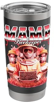 Mama Beekeeper Beekeeping Honey Lover Mother's Day 90s Stainless Steel Insulated Tumbler