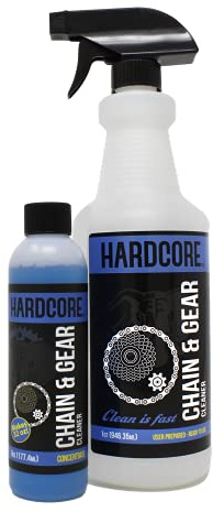 HARDCORE Chain & Gear Cleaner, Kit with bottle