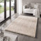 Taracarpet Shaggy Teppich Wohnzimmer Venezia Hochflor Langflor Teppiche modern Creme 140x200 cm