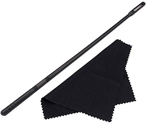 Gallaxy Accessoires pour Instruments à Vent - Kit de Nettoyage pour Flûte avec Bâtons et Chiffon