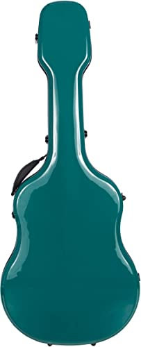 Gitarrenkoffer für klassische Gitarre 39” - 4/4 Fiberglass Ultra Light grünes meer M-case