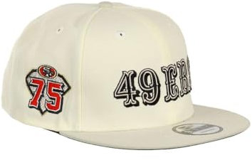 New Era San Francisco 49ers 75th Anniversary Sidepatch Chrome 9Fifty Snapback Cap - One-Size