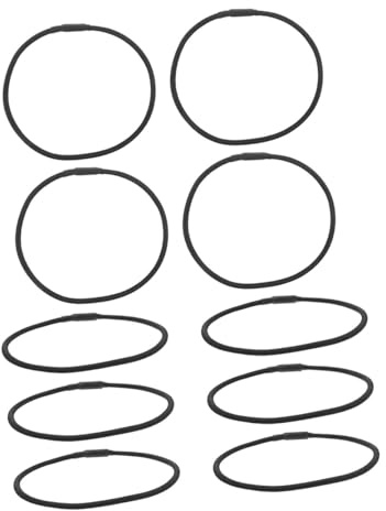 UKCOCO Set 10 Elastici in Gomma Antivibrazione per Supporto Microfono a Condensatore, Anelli Antiurto Resistenti per Clip Microfono, Accessori per Studio di Registrazione e Trasmissione