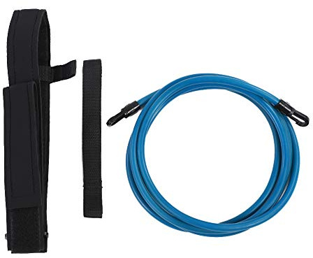 Swim Tether, Swim Training Belts Swimming Band Swimming Pool Resistance Belt for Swim Learners Swimming Training Equipment(Blue 6mm*10mm*3m) Swimming Supplies Water Sports Water Sports
