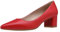 DREAM PAIRS Women’s Chunky Low Block Heels Closed Toe Dress Pumps Shoes,Size 7,Red/Pu,DPU212