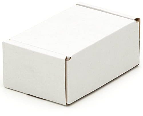Boîtes pour cartes de visite KK Verpackungen | 200 pièces, 90 x 60 x 60 mm, boîtes pliantes pour cartes de visite selon Fefco 0427 en blanc | Boîtes pour l'expédition