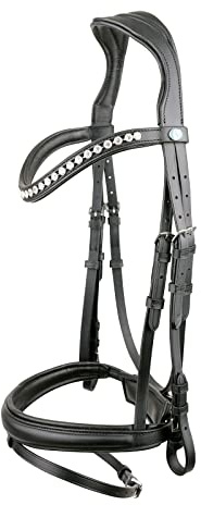 Kieffer Trensenzaum Essentials XIA Größe WB, Farbe schwarz-schwarz-Leder