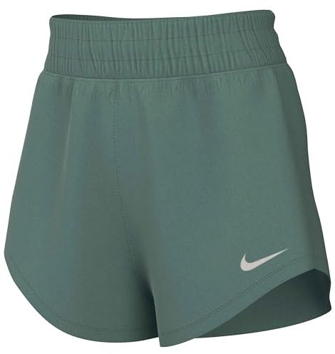 Nike Damen One Dri-fit HR 3in BR Short (Ca. 7,5 Cm) Pantalones Cortos, Bicoastal/Reflective Silv, Large para Mujer