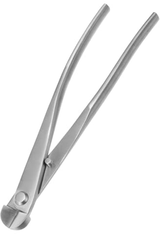 M METERXITY Herramienta de Bonsái - Cortador de Alambre de Acero Inoxidable de 8.3 Herramientas de Modelado de Plantas de Bonsái para la Poda de Jardinería de Nudos (210mm Plata)