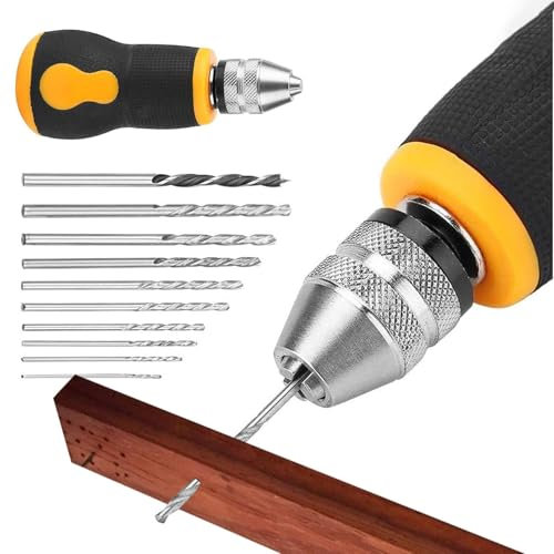 Trapano a mano di precisione, trapano manuale, trapano manuale manuale, strumento rotante multifunzionale per trapano, piccoli strumenti rotanti portatili per miniatura, lucidatura,