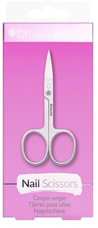 Brushworks Nagel Schere, silber, 5060455140121