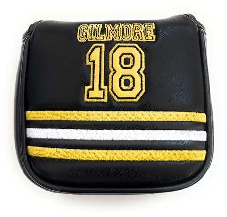 Caddy Club Golf – Happy Gilmore 18 klubbputterskydd – klassiska fotbollsklubbsdesigner – premium sömnad, hållbart foder – flera designer