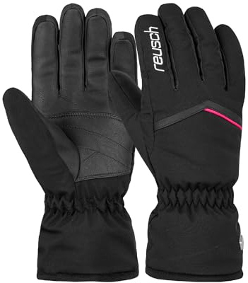 Reusch Marisa guanti invernali antivento, extra traspiranti e caldi, comodi guanti da neve e da sci per la donna con polsino lungo, per il freddo e le escursioni
