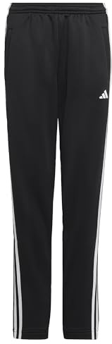 Adidas Unisex Kinder Train Essentials AEROREADY 3-Stripes Regular-Fit Pants, Black/White, 13-14 Years