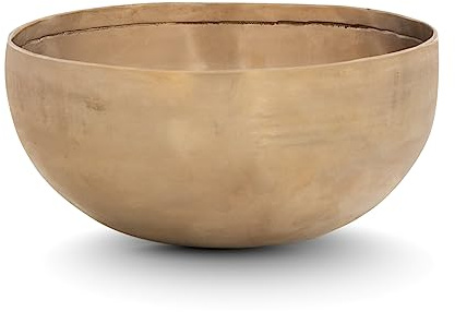 XDrum Therapeutische Klangschale Ton F - auf Ton F gestimmt - für Herz-Chakra (Anahata) - Durchmesser: ca. 24 cm - Gewicht: ca. 1400 g - handgemachte Bronzelegierung aus Indien
